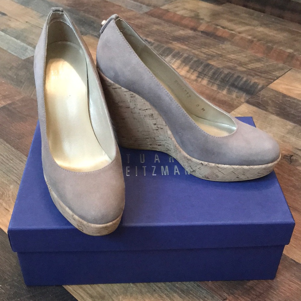 Stuart Weitzman Corkswoon Wedges